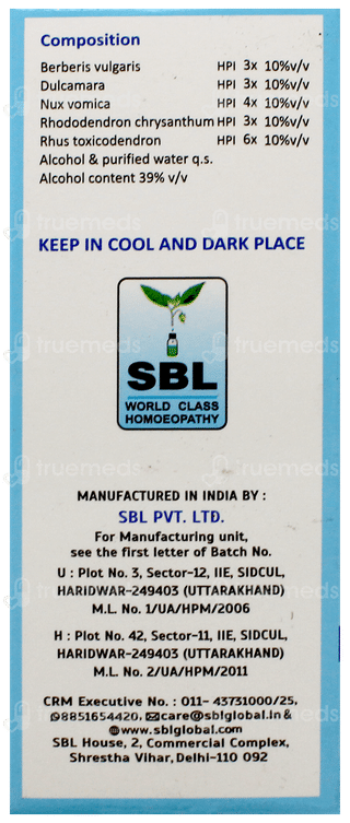 Sbl No 6 Drops 30Ml